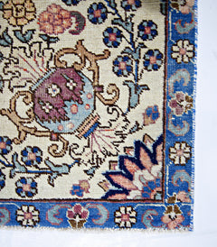Handmade Vintage Persian Rug | 256 x 151 cm | 8'5" x 5' - Najaf Rugs & Textile