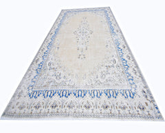 Handmade Vintage Persian Kerman Rug | 266 x 184 cm | 8'9" x 6' - Najaf Rugs & Textile