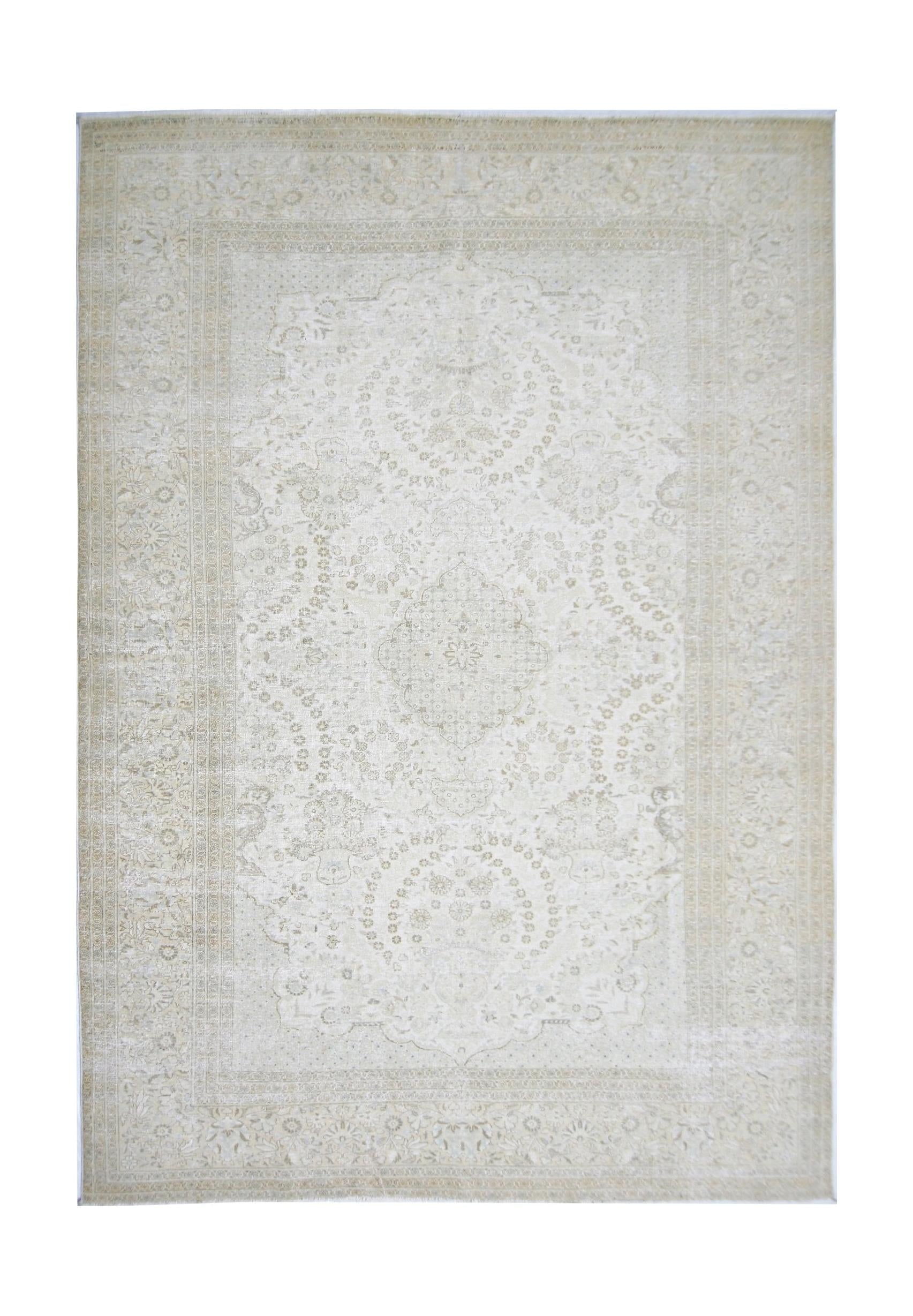 Vintage Persian Kerman Rug