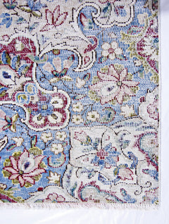 Handmade Vintage Persian Kerman Rug | 283 x 198 cm | 9'4" x 6'6" - Najaf Rugs & Textile