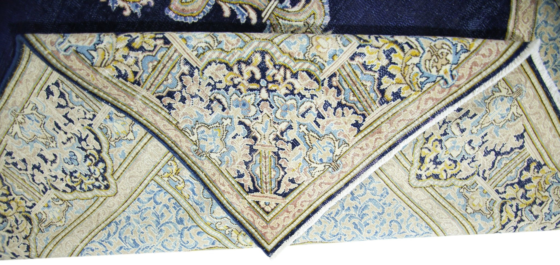 Handmade Vintage Persian Kerman Rug | 305 x 212 cm | 10' x 6'11" - Najaf Rugs & Textile