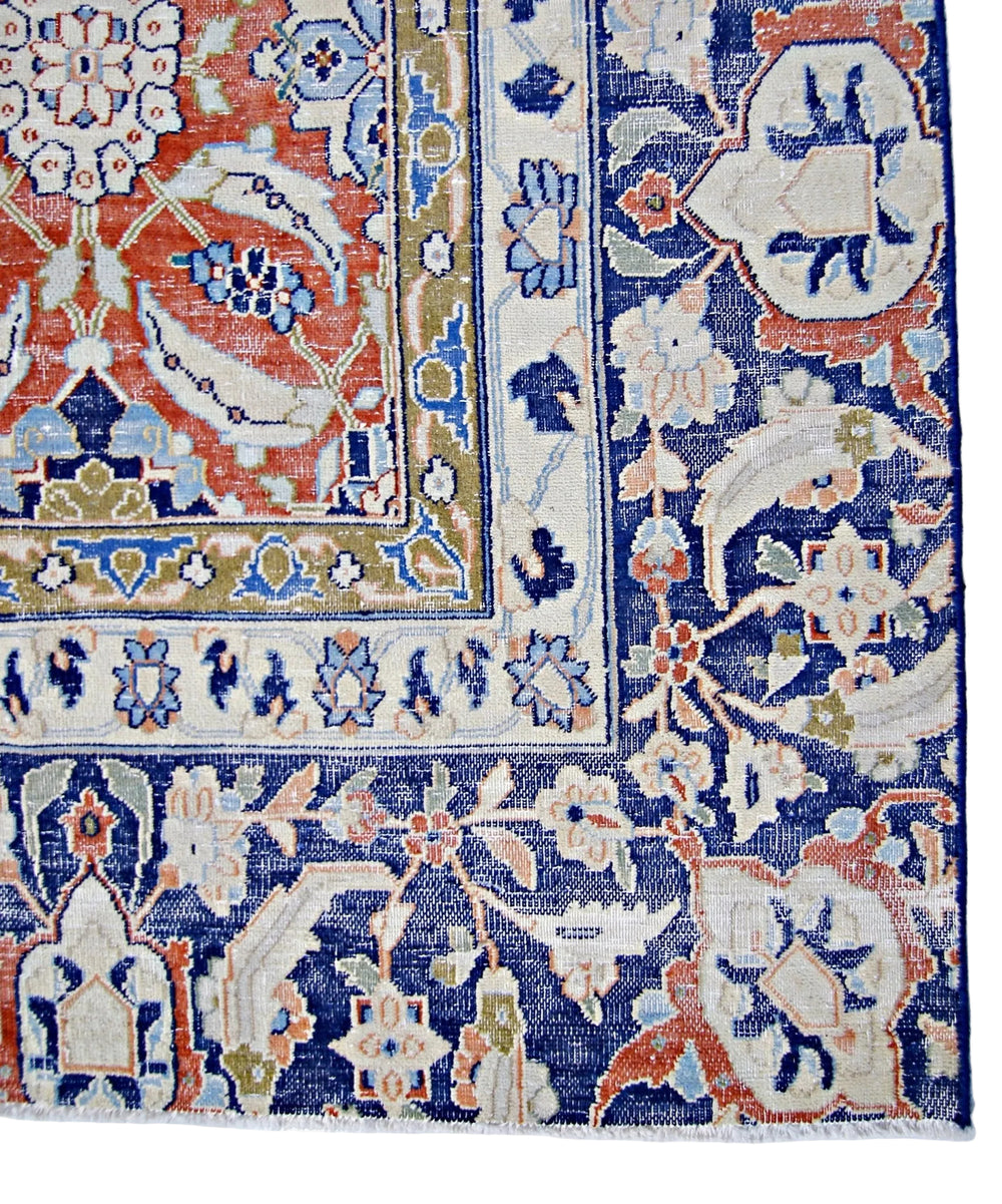 Vintage Persian Kerman Rug