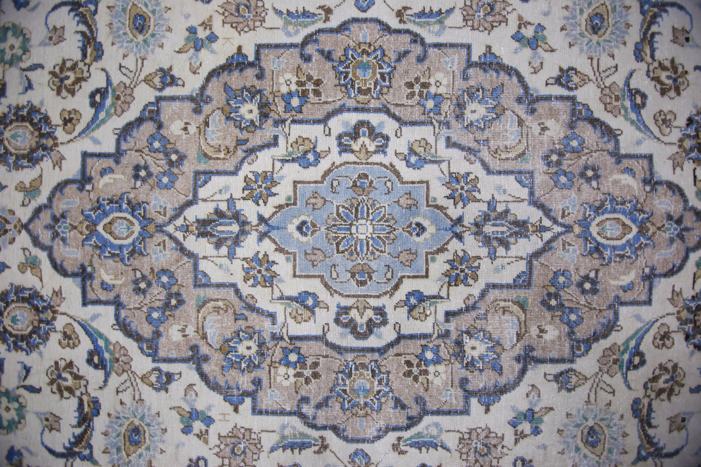 Handmade Vintage Persian Kerman Rug | 314 x 201 cm | 10'4" x 6'7" - Najaf Rugs & Textile