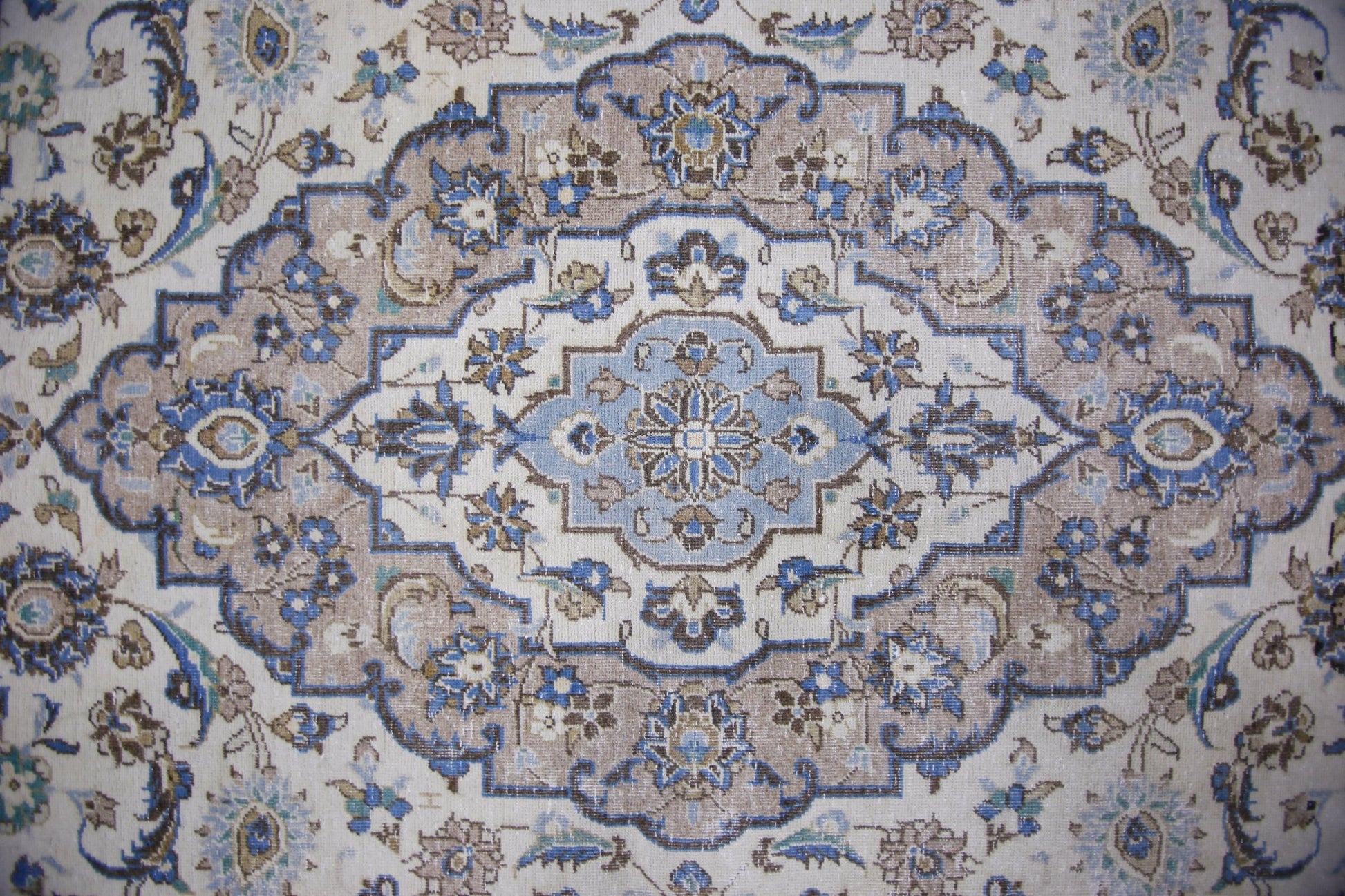 Handmade Vintage Persian Kerman Rug | 314 x 201 cm | 10'4" x 6'7" - Najaf Rugs & Textile