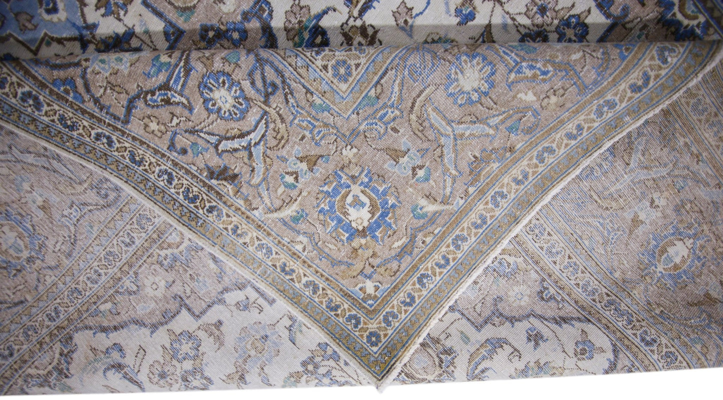 Handmade Vintage Persian Kerman Rug | 314 x 201 cm | 10'4" x 6'7" - Najaf Rugs & Textile