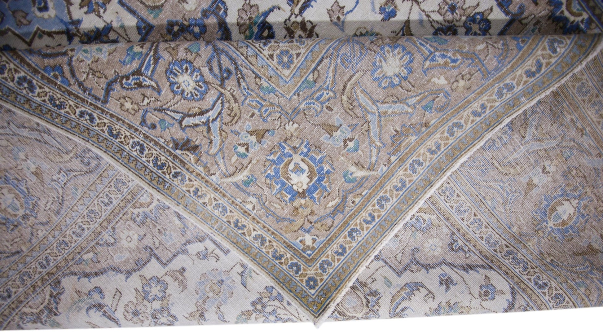 Handmade Vintage Persian Kerman Rug | 314 x 201 cm | 10'4" x 6'7" - Najaf Rugs & Textile