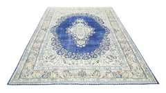 Handmade Vintage Persian Kerman Rug | 315 x 201 cm | 10'4" x 6'7" - Najaf Rugs & Textile