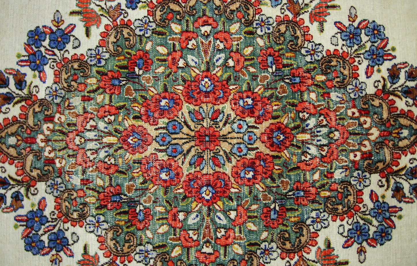 Handmade Vintage Persian Kerman Rug | 321 x 215 cm | 10'6" x 7' - Najaf Rugs & Textile