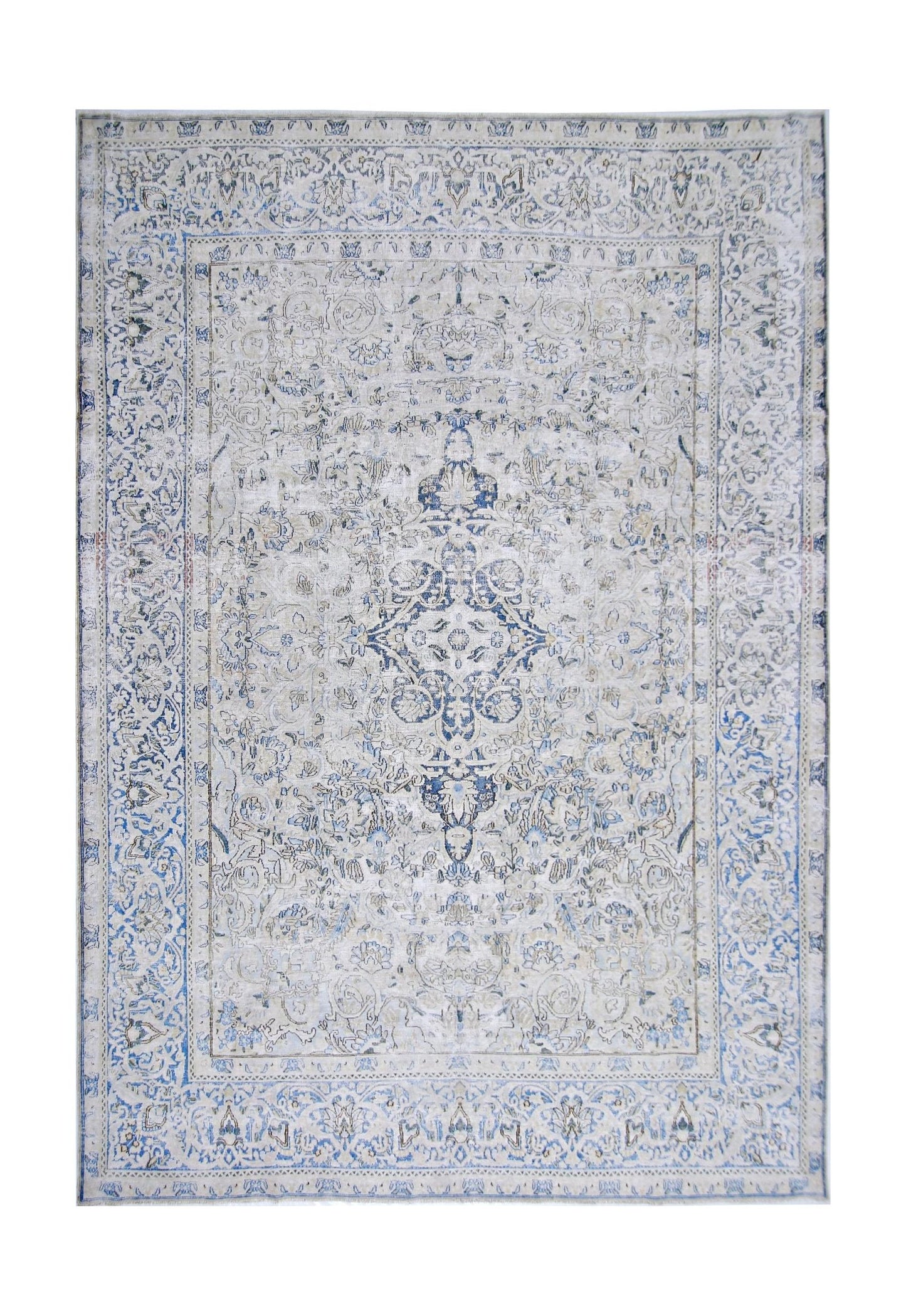 Handmade Vintage Persian Kerman Rug | 328 x 241 cm | 10'9" x 7'11" - Najaf Rugs & Textile