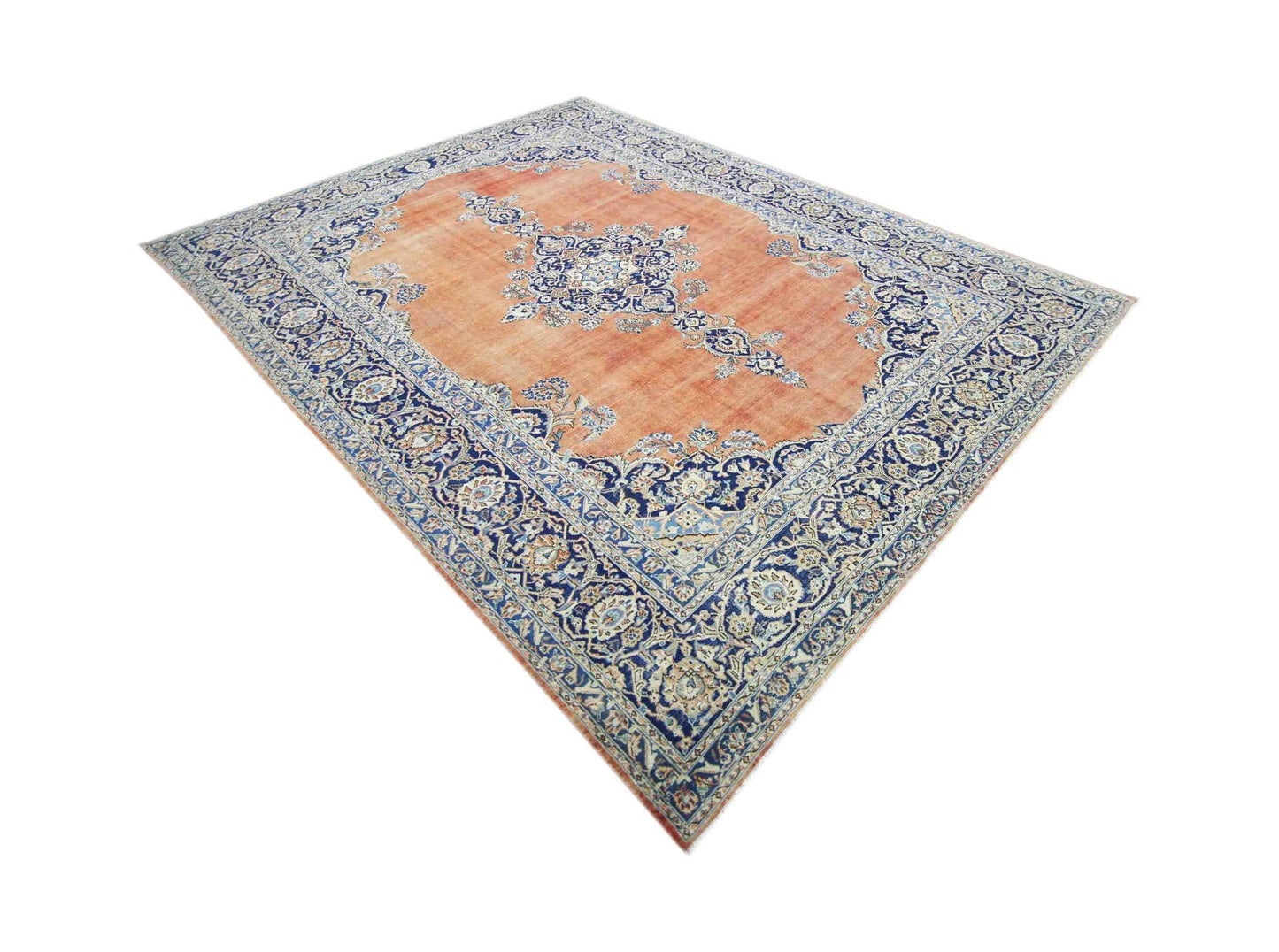 Handmade Vintage Persian Kerman Rug | 329 x 239 cm | 10'9" x 7'10" - Najaf Rugs & Textile