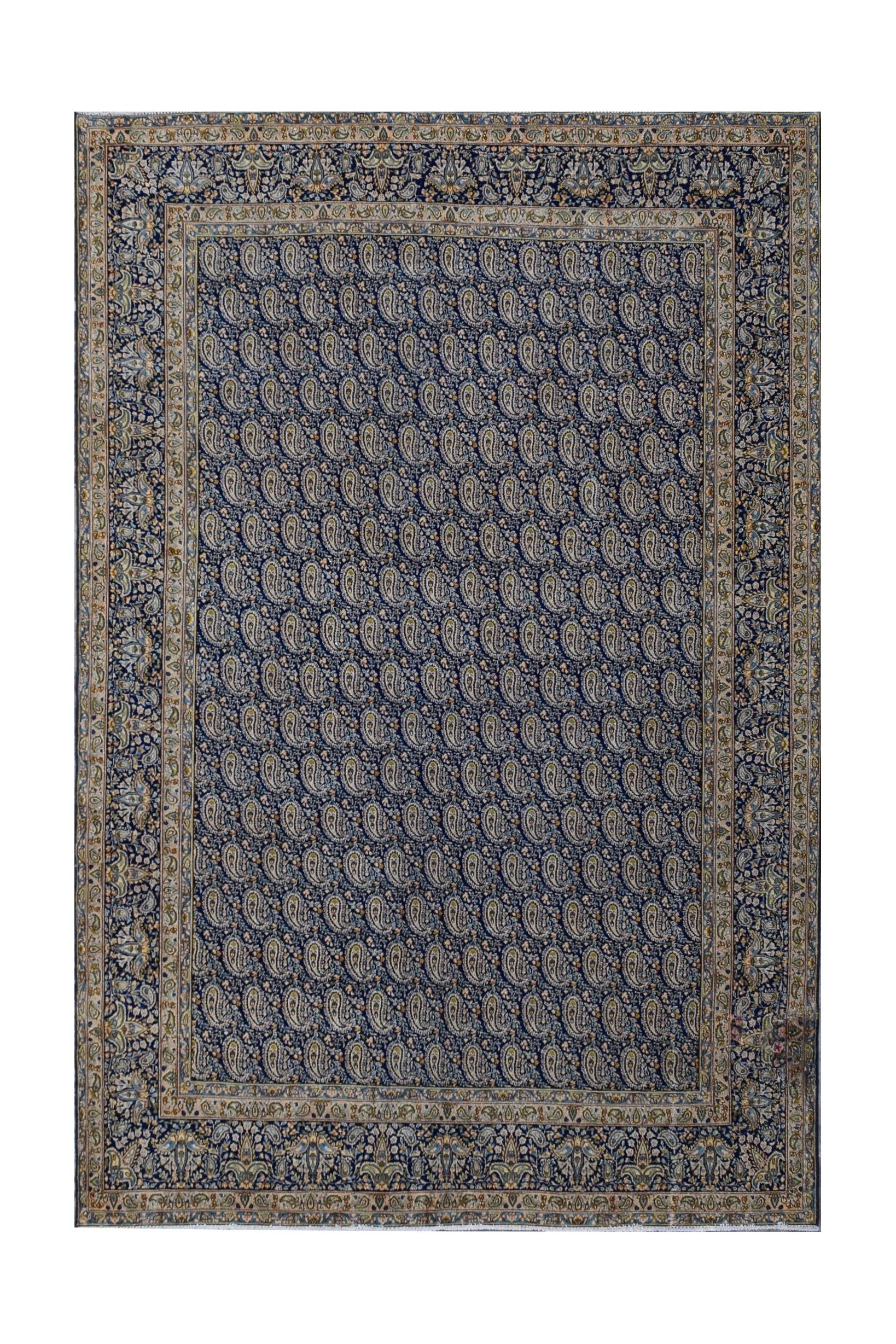 Vintage Persian Kerman Rug