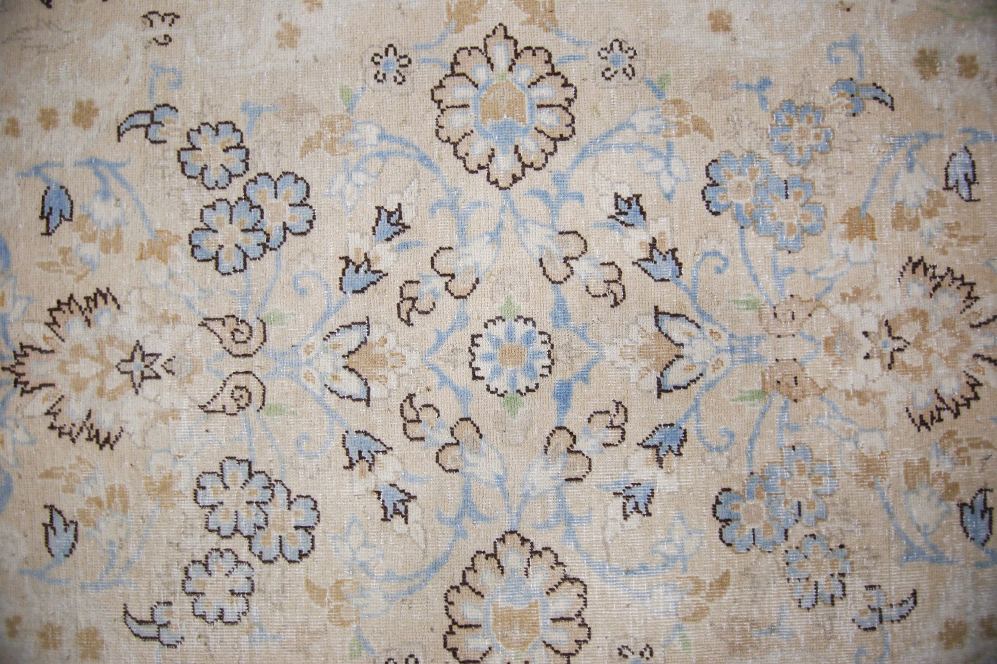Handmade Vintage Persian Kerman Rug | 337 x 249 cm | 11'1" x 8'2" - Najaf Rugs & Textile