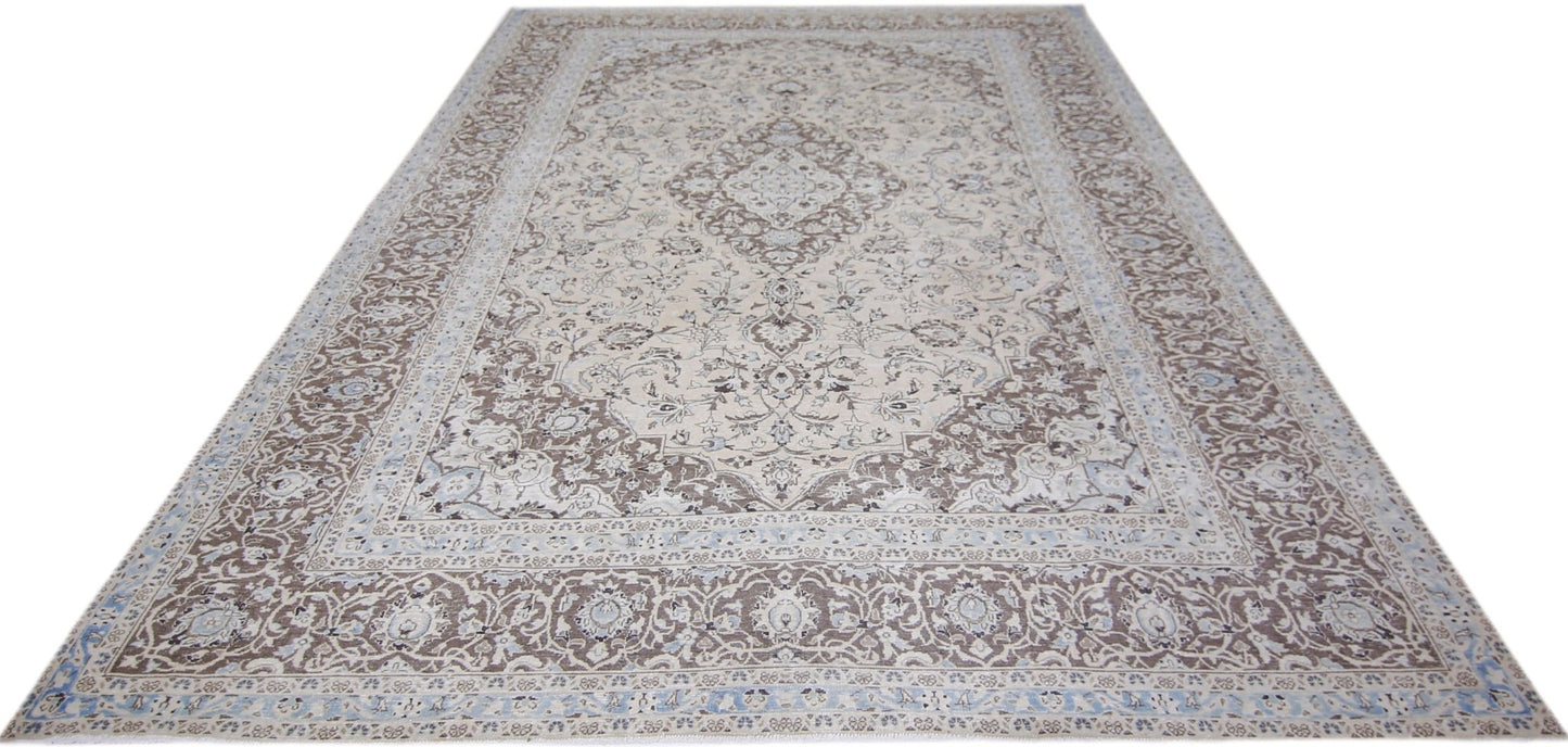 Handmade Vintage Persian Kerman Rug | 345 x 256 cm | 11'4" x 8'5" - Najaf Rugs & Textile