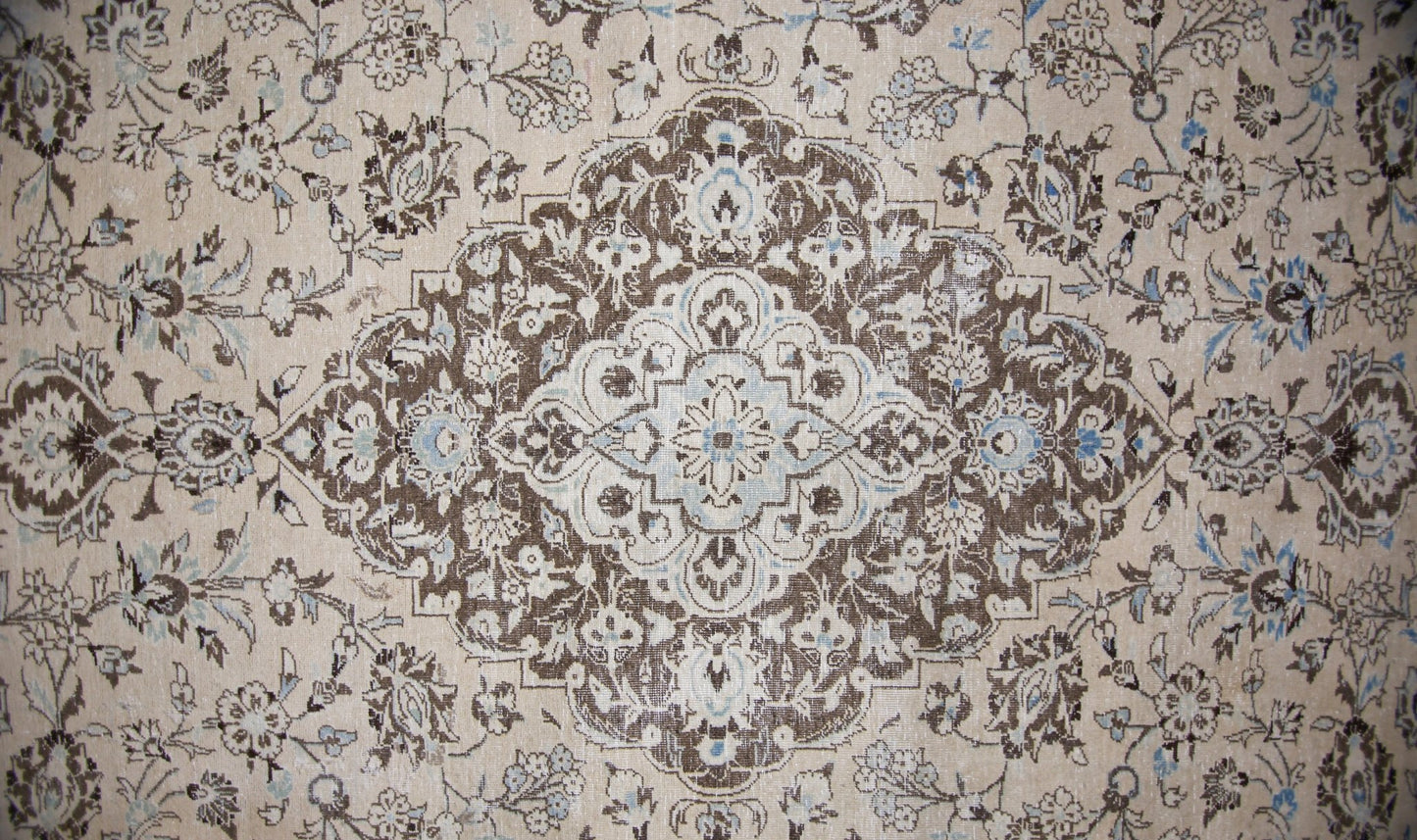 Handmade Vintage Persian Kerman Rug | 345 x 256 cm | 11'4" x 8'5" - Najaf Rugs & Textile