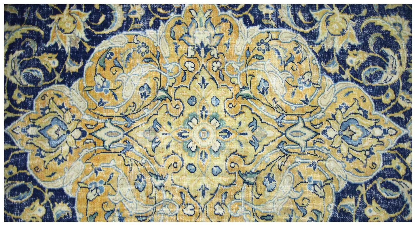 Handmade Vintage Persian Kerman Rug | 348 x 240 cm | 11'5" x 7'10" - Najaf Rugs & Textile