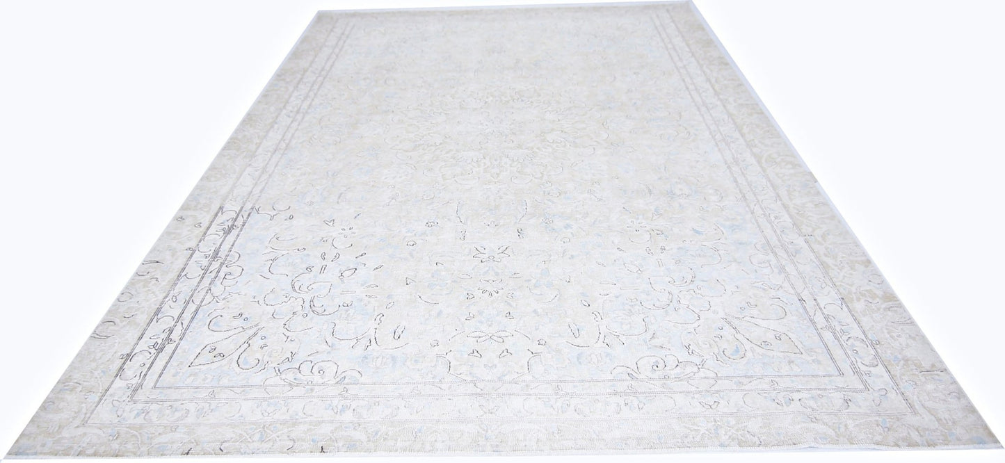 Handmade Vintage Persian Kerman Rug | 350 x 239 cm | 11'6" x 7'10" - Najaf Rugs & Textile