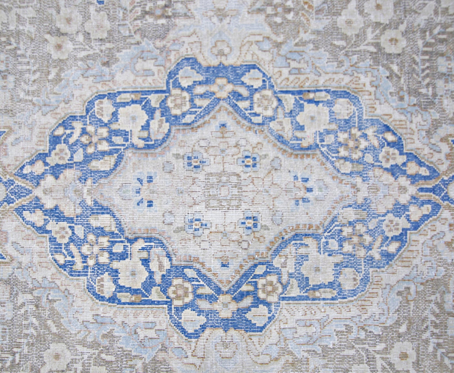 Handmade Vintage Persian Kerman Rug | 355 x 262 cm | 11'8" x 8'7" - Najaf Rugs & Textile