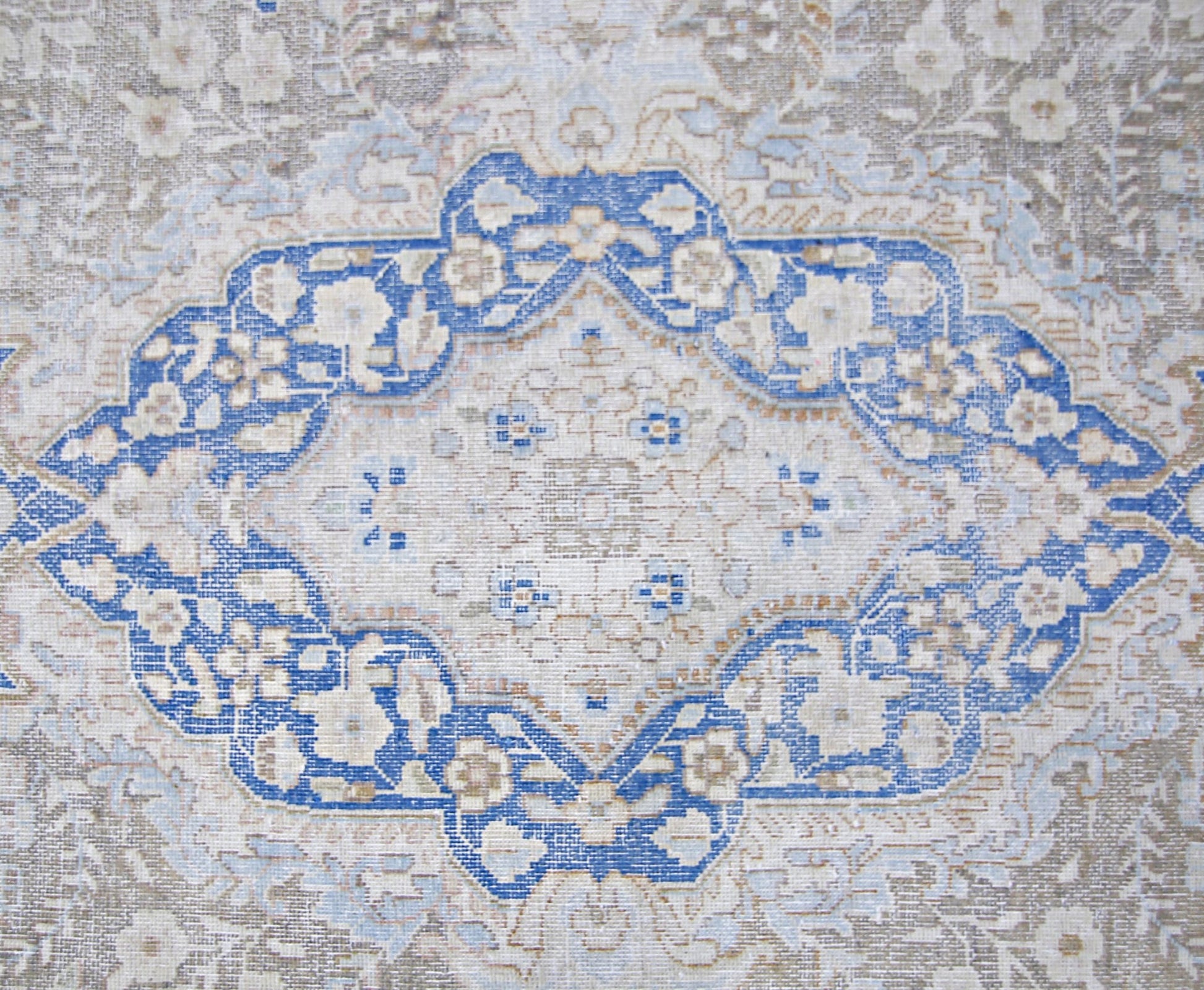 Handmade Vintage Persian Kerman Rug | 355 x 262 cm | 11'8" x 8'7" - Najaf Rugs & Textile