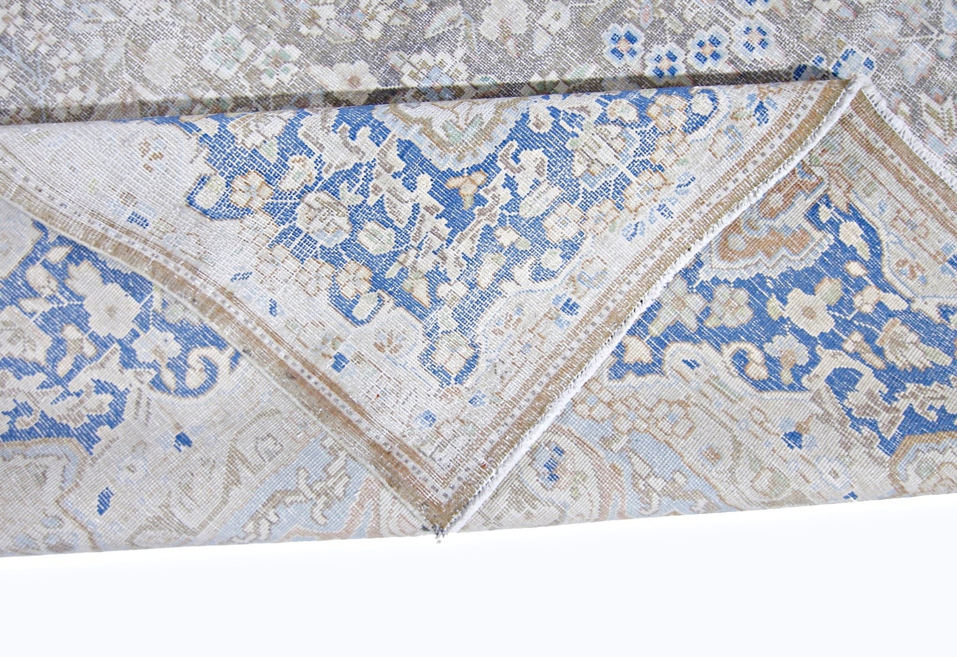 Handmade Vintage Persian Kerman Rug | 355 x 262 cm | 11'8" x 8'7" - Najaf Rugs & Textile