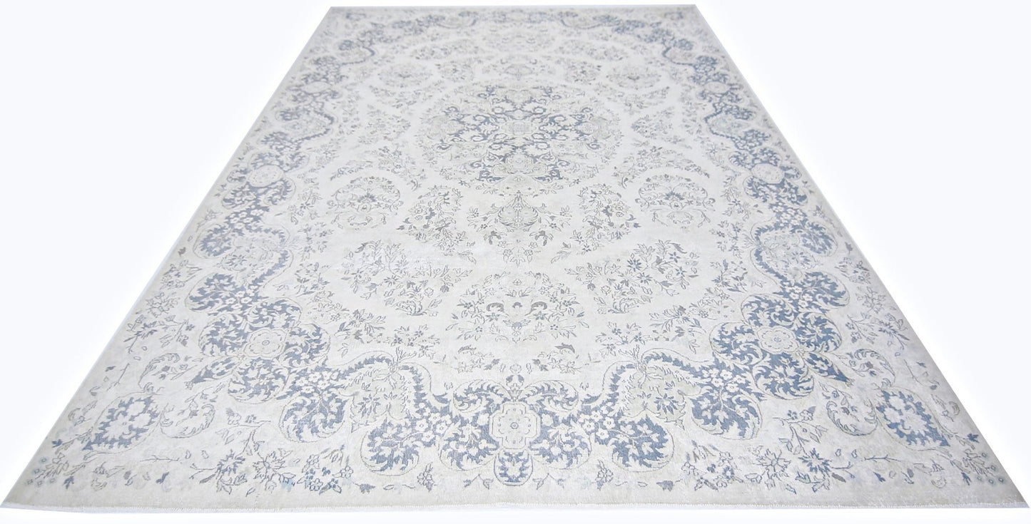 Handmade Vintage Persian Kerman Rug | 359 x 269 cm | 11'9" x 8'6" - Najaf Rugs & Textile