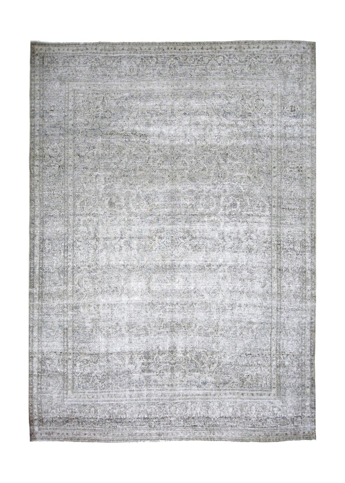 Handwoven Vintage Persian Kerman Rug | 364 x 258 cm | 11'11" x 8'6" - Najaf Rugs & Textile