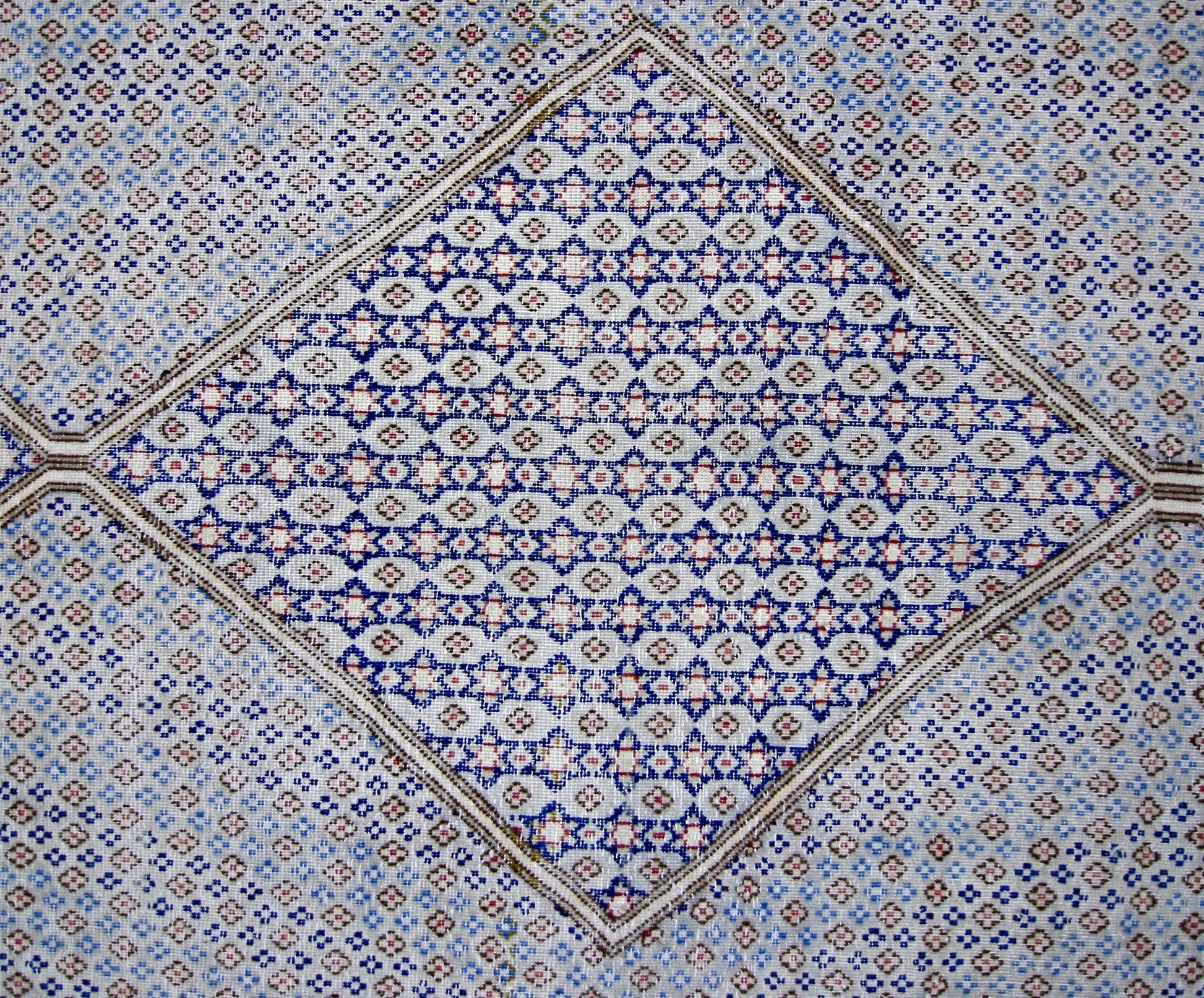 Handmade Vintage Persian Kerman Rug | 364 x 286 cm | 11'11" x 9'5" - Najaf Rugs & Textile