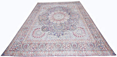 Handmade Vintage Persian Kerman Rug | 364 x 292 cm | 11'11" x 9'7" - Najaf Rugs & Textile