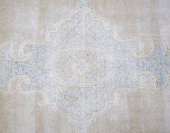 Handmade Vintage Persian Kerman Rug | 374 x 301 cm | 12'3" x 9'10" - Najaf Rugs & Textile
