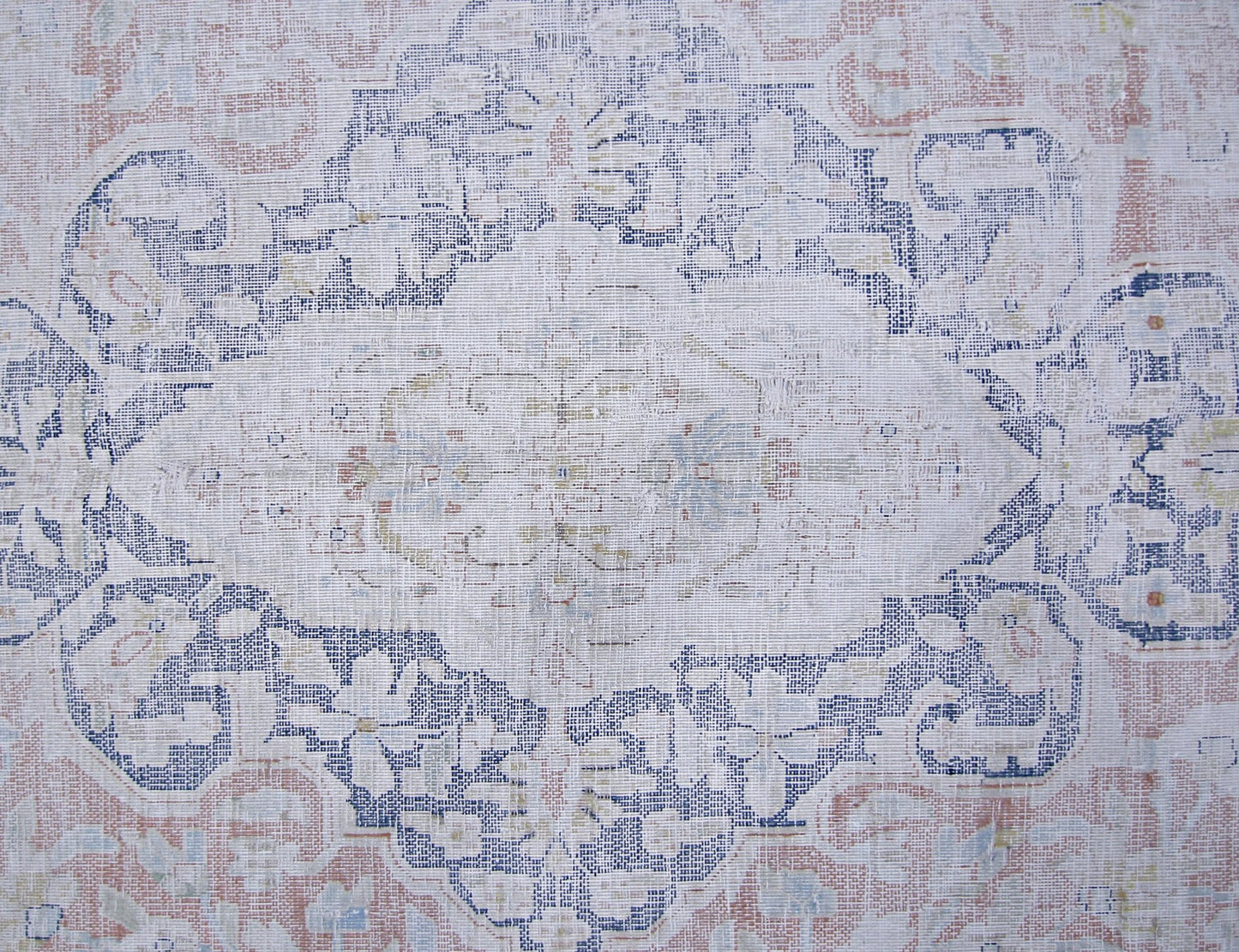 Handmade Vintage Persian Kerman Rug | 377 x 284 cm | 12'4" x 9'4" - Najaf Rugs & Textile