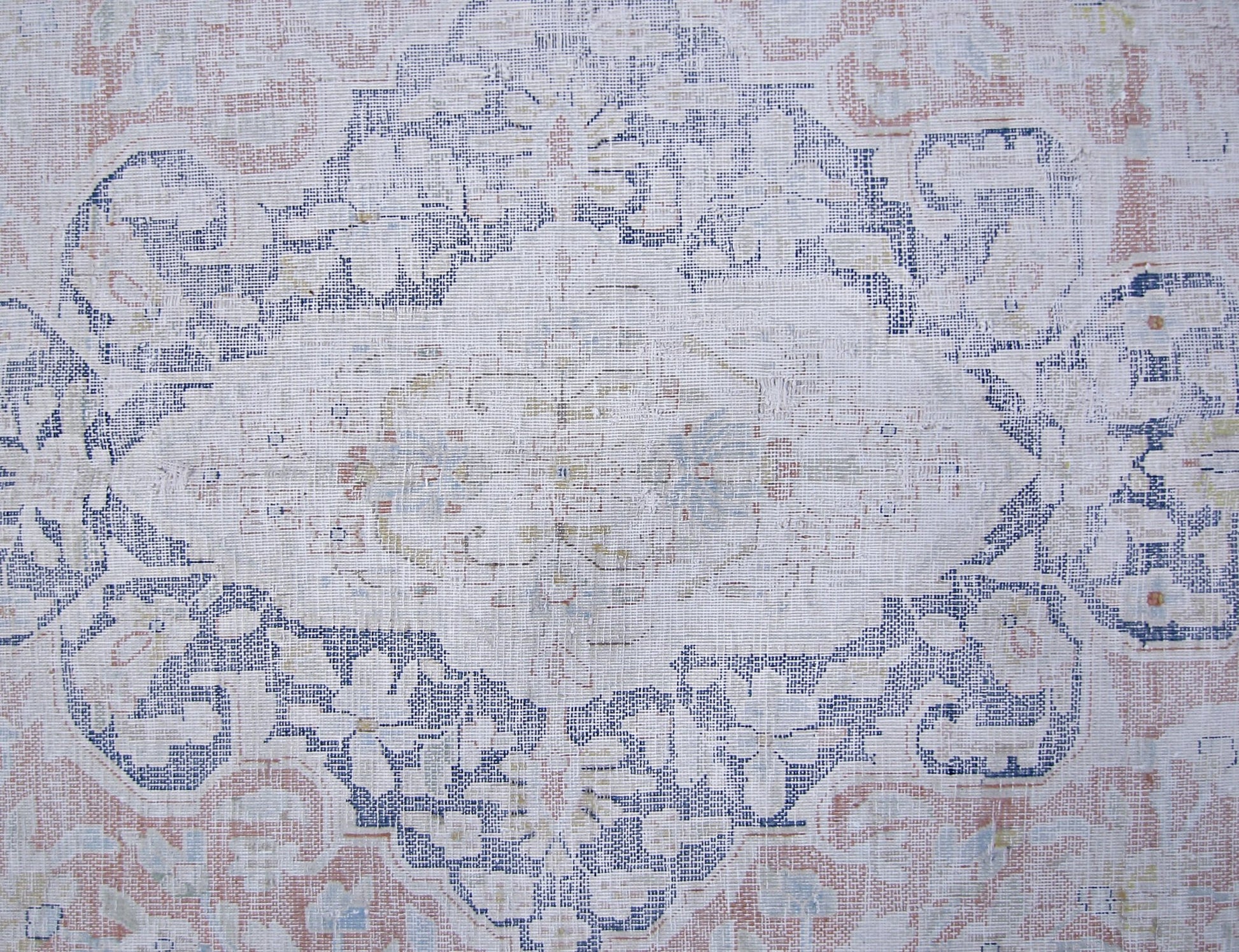 Handmade Vintage Persian Kerman Rug | 377 x 284 cm | 12'4" x 9'4" - Najaf Rugs & Textile
