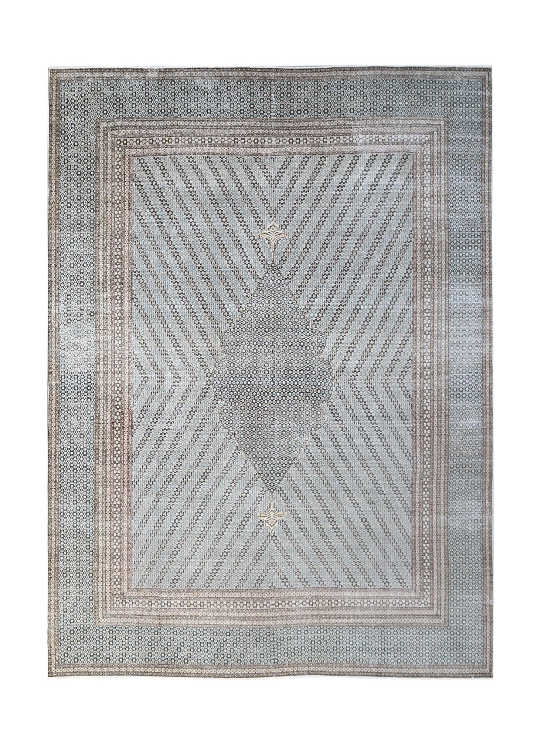 Vintage Persian Kerman Rug