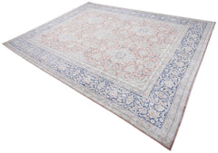 Handmade Vintage Persian Kerman Rug | 389 x 294 cm | 12'9" x 9'8" - Najaf Rugs & Textile