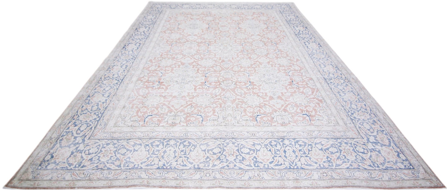 Handmade Vintage Persian Kerman Rug | 389 x 294 cm | 12'9" x 9'8" - Najaf Rugs & Textile