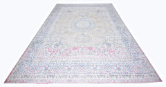 Handmade Vintage Persian Kerman Rug | 389 x 298 cm | 12'9" x 9'9" - Najaf Rugs & Textile