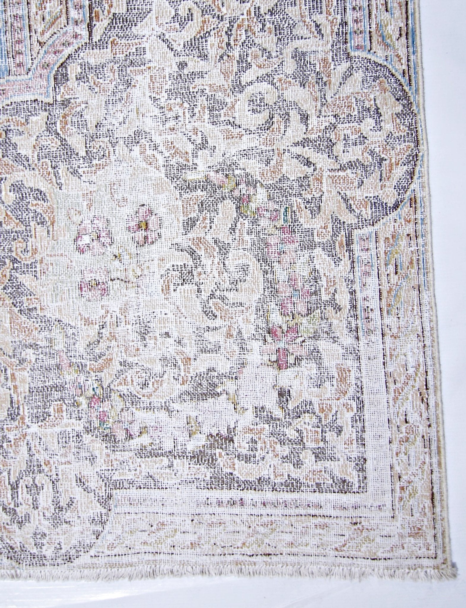 Handmade Vintage Persian Kerman Rug | 399 x 301 cm | 13'1" x 9'10" - Najaf Rugs & Textile