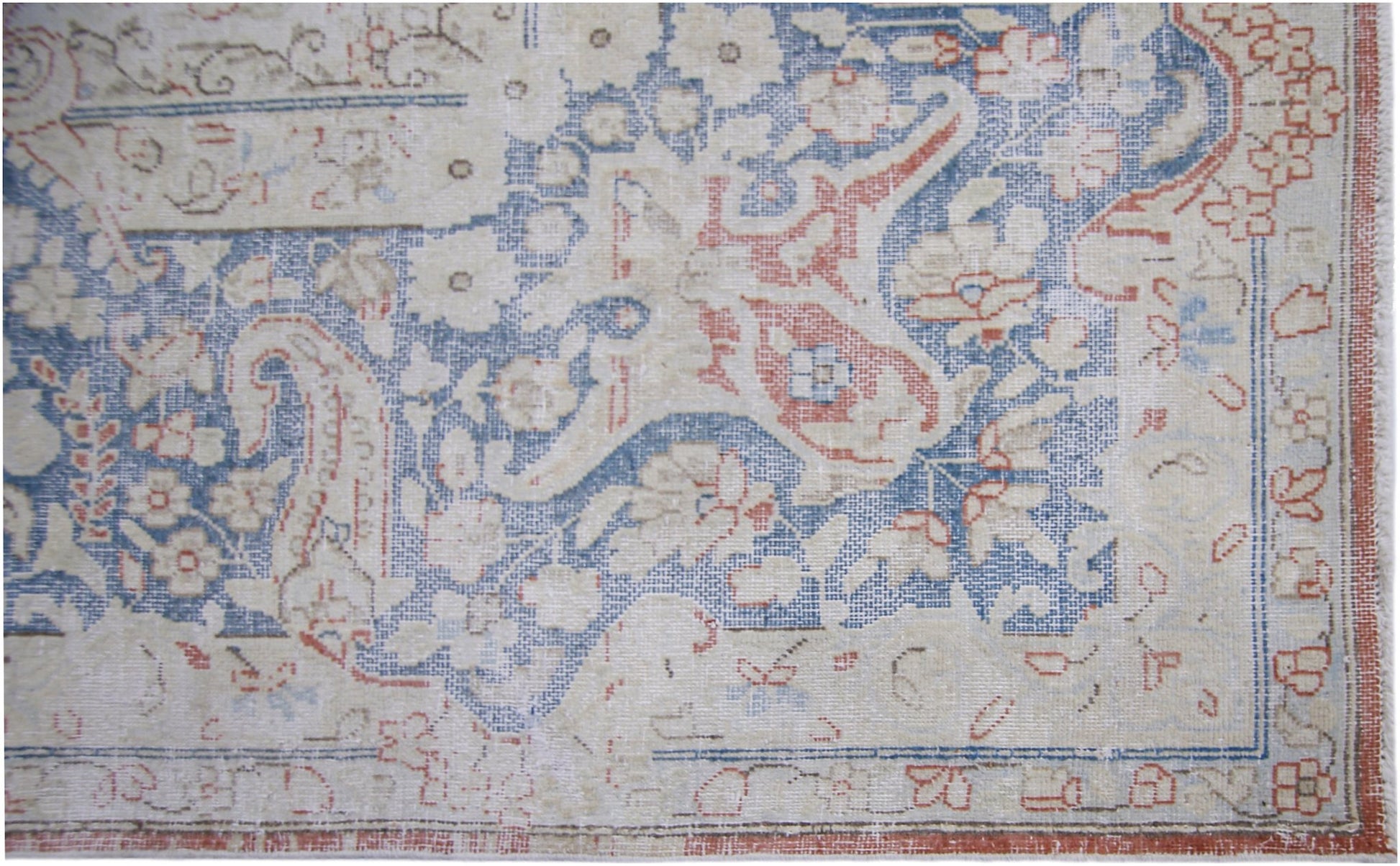 Handmade Vintage Persian Kerman Rug | 410 x 306 cm | 13'5" x 10' - Najaf Rugs & Textile