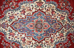 Handmade Vintage Persian Kerman Rug | 412 x 322 cm | 13'6" x 10'7" - Najaf Rugs & Textile