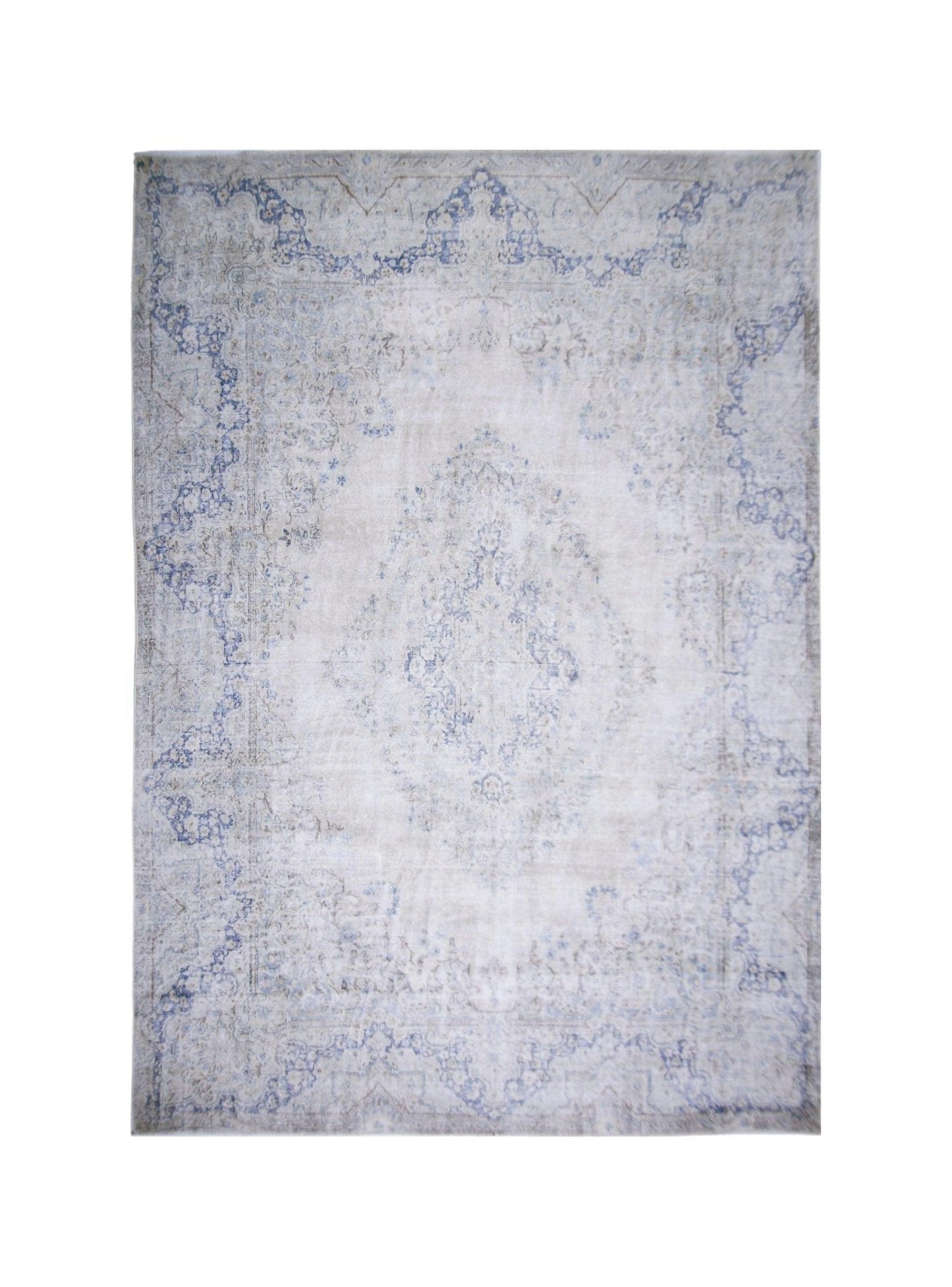 Handmade Vintage Persian Kerman Rug | 413 x 295 cm | 13'7" x 9'8" - Najaf Rugs & Textile