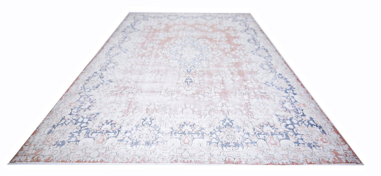Handmade Vintage Persian Kerman Rug | 423 x 295 cm | 13'10" x 9'8" - Najaf Rugs & Textile