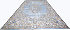 Handmade Vintage Persian Kerman Rug | 440 x 305 cm | 14'5" x 10' - Najaf Rugs & Textile
