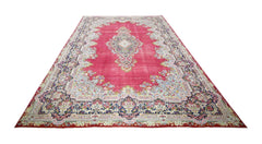 Handmade Vintage Persian Kerman Rug | 464 x 292 cm | 15'3" x 9'7" - Najaf Rugs & Textile
