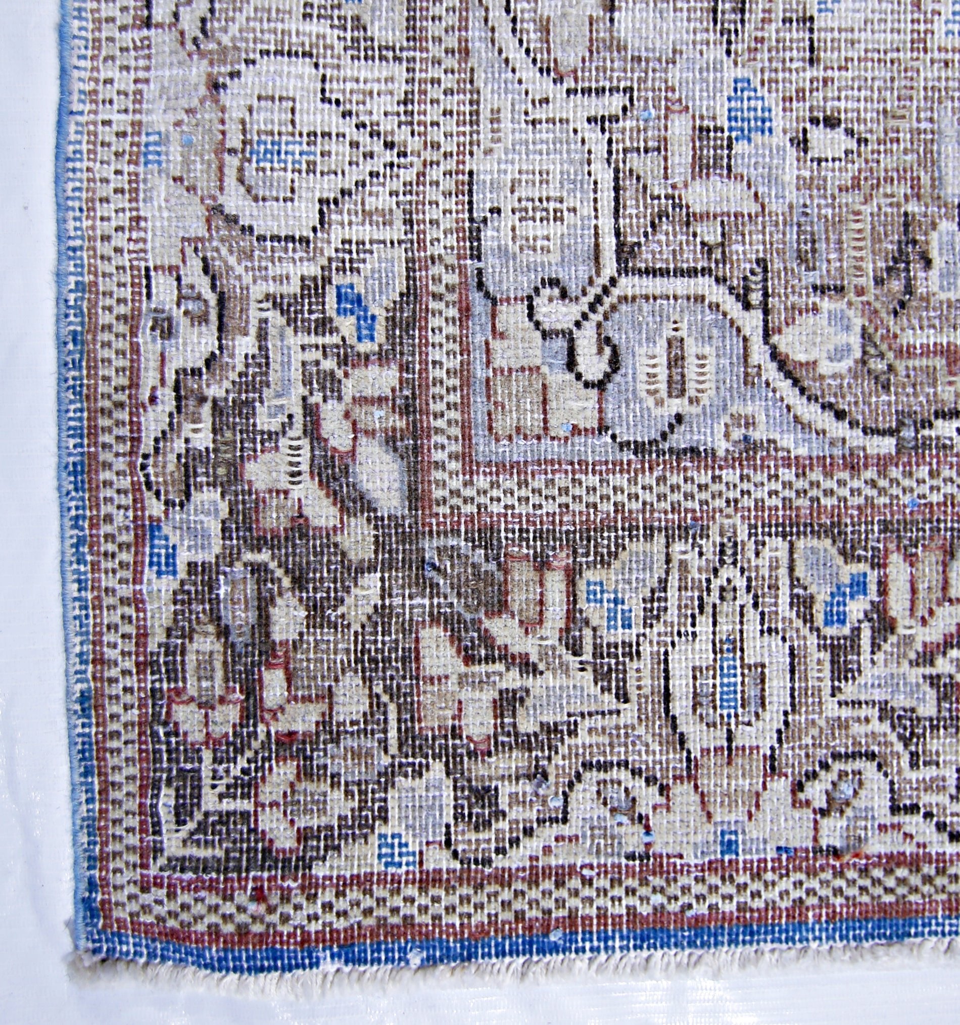 Handmade Vintage Persian Kerman Hallway Runner | 284 x 70 cm | 9'4" x 2'4" - Najaf Rugs & Textile