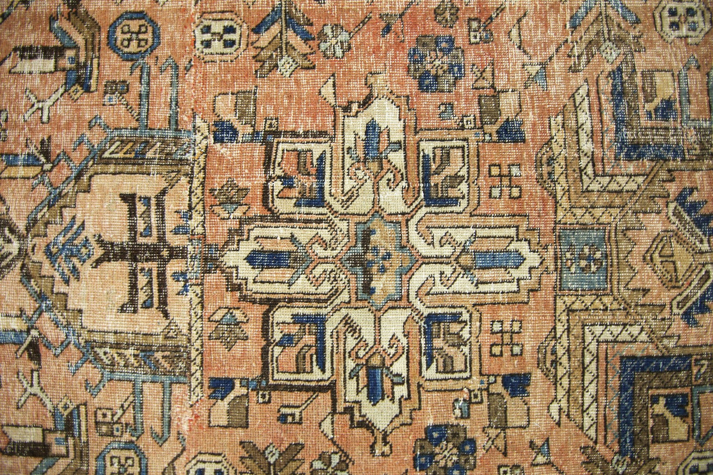 Handmade Vintage Persian Hallway Runner | 357 x 96 cm | 11'8" x 3'2" - Najaf Rugs & Textile