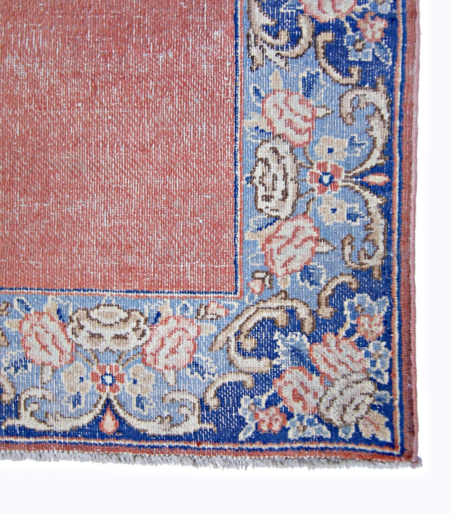 Handmade Vintage Persian Kerman Hallway Runner | 494 x 91 cm | 16'2" x 3' - Najaf Rugs & Textile
