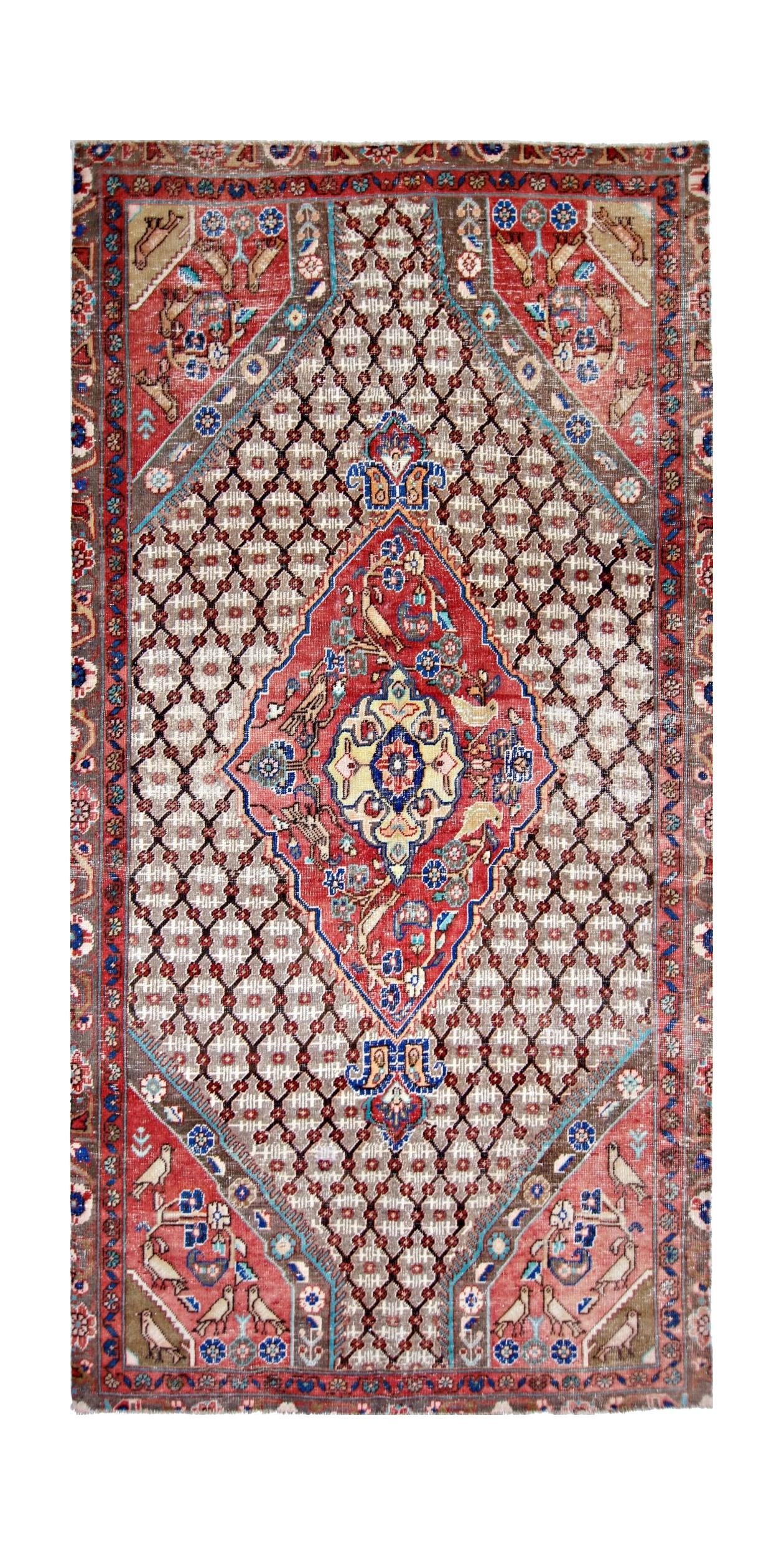 Vintage Persian Koliai Rug