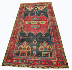 Handmade Vintage Persian Koliai Rug | 250 x 142 cm | 8'2" x 4'8" - Najaf Rugs & Textile