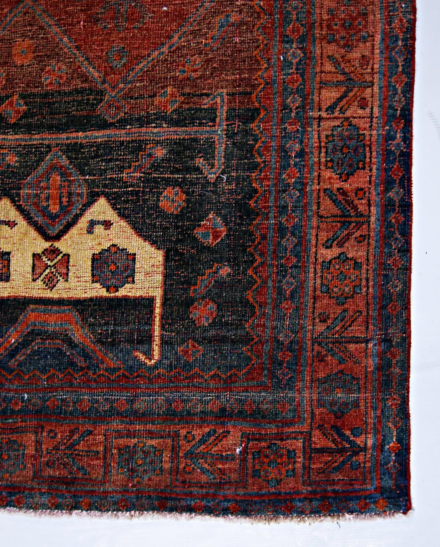 Handmade Vintage Persian Koliai Rug | 285 x 142 cm | 9'4" x 4'8" - Najaf Rugs & Textile