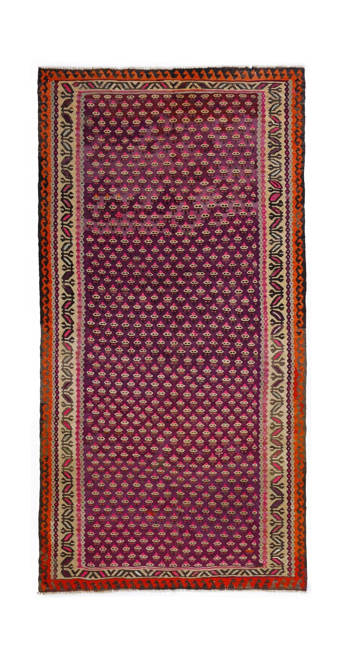 Vintage Persian Kurdish Kilim