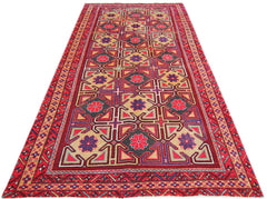 Handmade Vintage Persian Rug | 329 x 141 cm | 10'10" x 4'8" - Najaf Rugs & Textile
