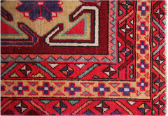 Handmade Vintage Persian Rug | 329 x 141 cm | 10'10" x 4'8" - Najaf Rugs & Textile